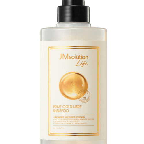 JMSOLUTION Премиальный шампунь для волос с золотом LIFE PRIME GOLD LIBRE SHAMPOO 500мл