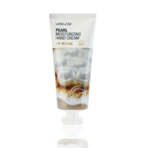 Увлажняющий крем для рук с жемчугом LEBELAGE PEARL MOISTURIZING HAND CREAM 100мл