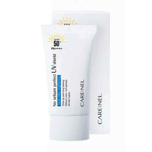 Крем для лица солнцезащитный матирующий CARENEL No Sebum Perfect UV Shield SPF 50+ PA++++ 50мл
