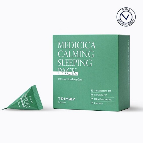 Ночная маска успокаивающая с центеллой и мадекассосидом TRIMAY Medicica Calming Sleeping Pack