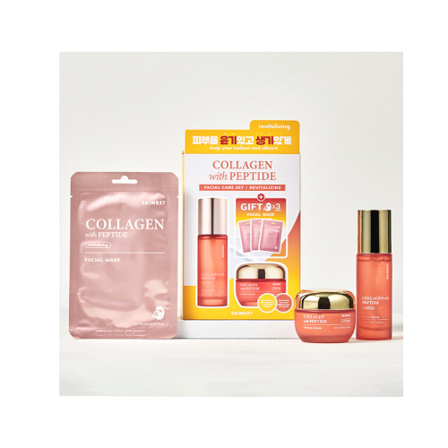 Набор для лица с коллагеном и пептидами SKIN627 Collagen with Peptide Facial Care Set (150 мл)